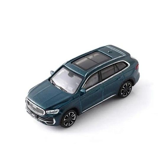 МACШТАБНАЯ МОДЕЛЬ АВТОМОБИЛЯ GEELY MONJARO СИНЯЯ